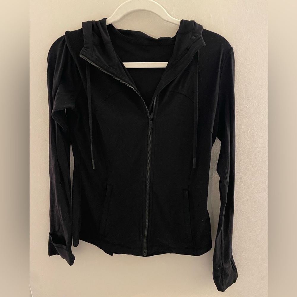 Lululemon Black Hooded Define Zip-Up Jacket